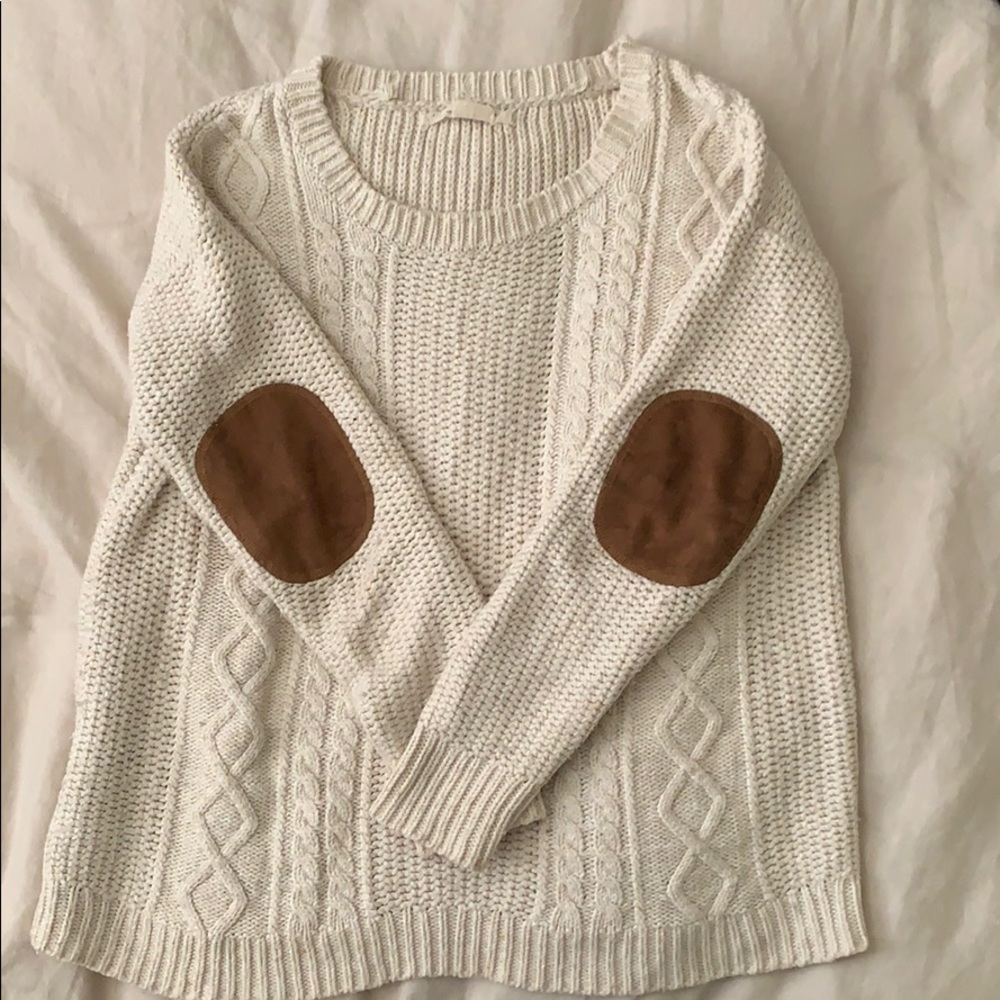 Urban Knot Sweater with elbow patches!